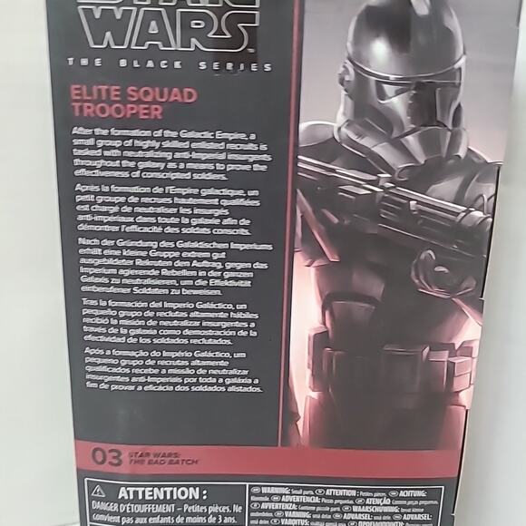 Star Wars The Black Series Bad Batch Elite Squad Trooper Figure In Box - Picture 6 of 6
